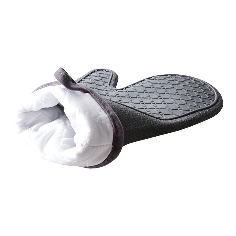 1pcs Silicone Oven Mitts; Heat Insulation Pad; Microwave Oven Gloves