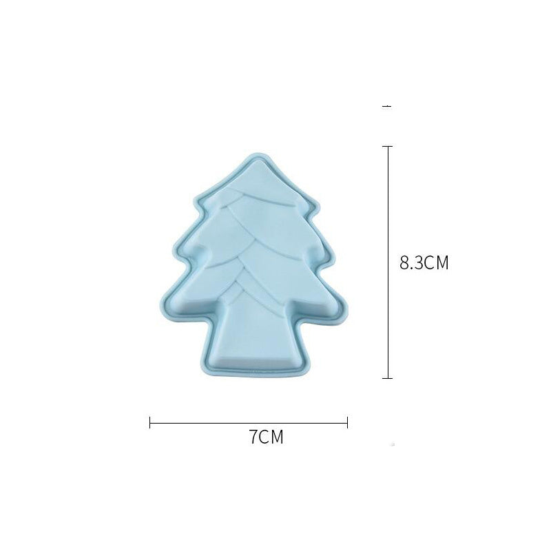 Silicone Molders 12 pieces Non-Stick Christmas Tree Grapes Butterfly Cake Molders Bread Baking Pan Homemade Cake Tools